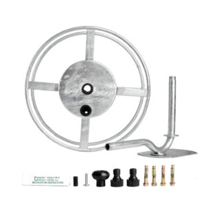 Galvanized hose reel 30 meter 12mm Unit Only